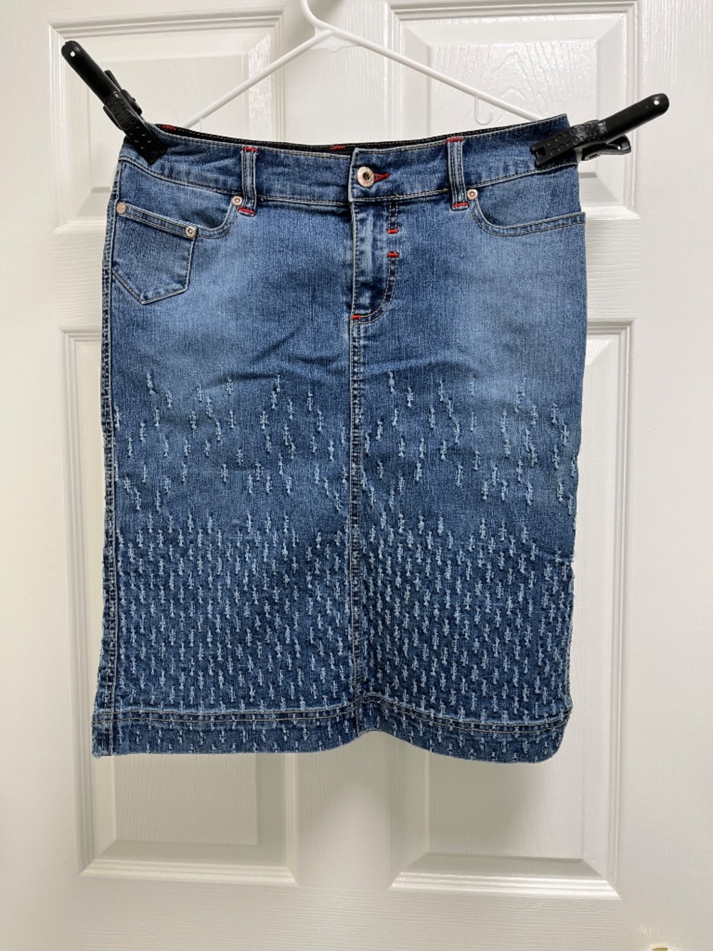 Eckored Women's Denim Vest (M/M/M) and Skirt 7 - Picture 7 of 15